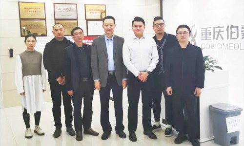 重慶大渡口區(qū)生物產(chǎn)業(yè)辦一行蒞臨重慶伯豪參觀交流