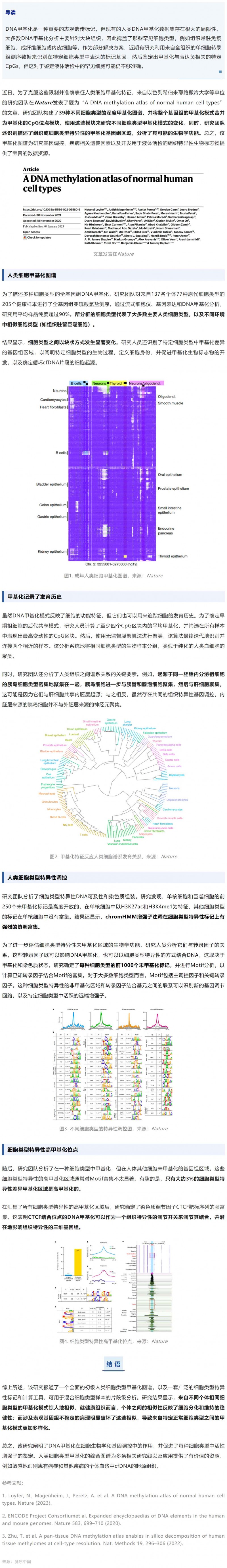 2023-02-02-Nature| 人類細(xì)胞類型 DNA 甲基化圖譜揭示不同個體相同細(xì)胞類型的甲基化模式極其相似