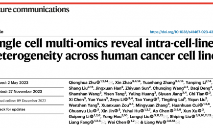 文獻(xiàn)解讀 | 單細(xì)胞多組學(xué)揭示人類癌細(xì)胞系的細(xì)胞異質(zhì)性